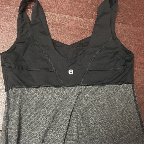 Black and Grey Lululemon Top - Picture 2 of 5